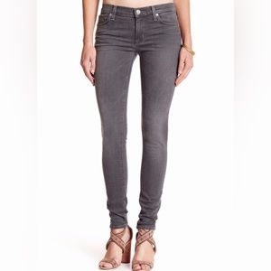 Hudson Krista Super Skinny Jeans Grey Mid-Rise Quality Slimming 27 MSRP $195